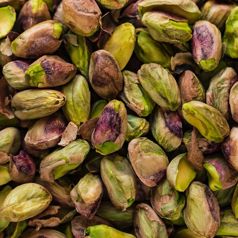 Shelled raw pistachios used to make Sicilian pistachio cream