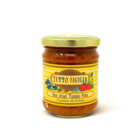 Jar of Tutto Sicilia Sicilian Sun-Dried Tomato Paté
