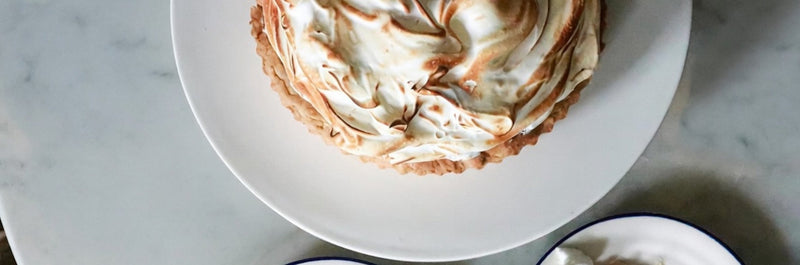 Orange Meringue Tart — Crostata all'Arancia con Meringa