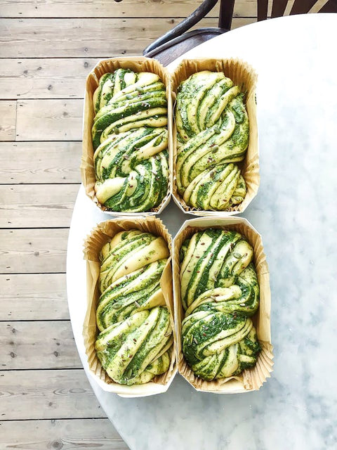 Pesto Braided Bread