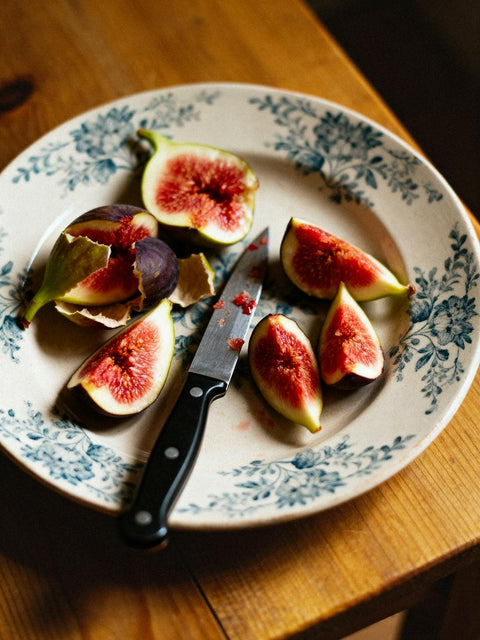 Almond Cream & Honey on Fresh Figs